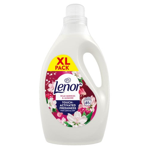 Lenor fabric conditioner Jasmine & Red Berries 2574ml, UK version