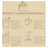 Glade Large Scented Candle, Clean Linen