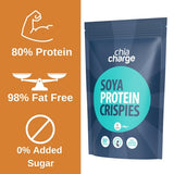The Chia Charge soya protein crispies 500g - British product