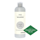 M&S Coconut and Lychee Shampoo 500ml, imported from the UK