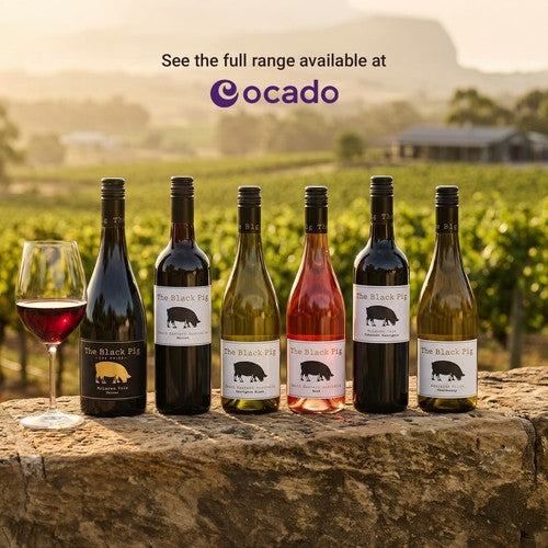 Virgin Wines Black Pig Rose rosé wine 75cl (British brand)