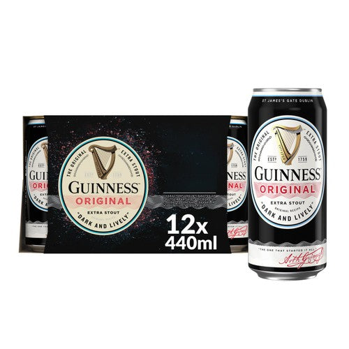 Guinness Original stout beer 12 x 440ml, UK version
