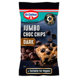 Dr. Oetker jumbo dark chocolate chips 125g - British product