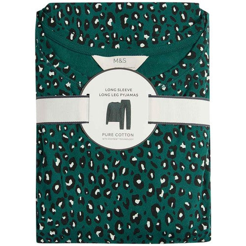 M&S Pyjama Set, XL, Bottle Green