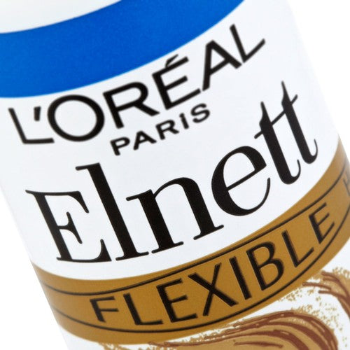 L'Oreal Elnett flexible hold hairspray, imported from the UK