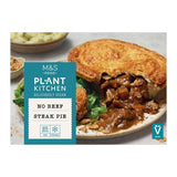 M&S vegan no beef steak pie 200g, imported from the UK