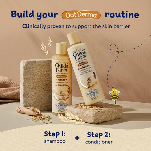 Childs Farm OatDerma Fragrance-Free children's conditioner 250ml - British product