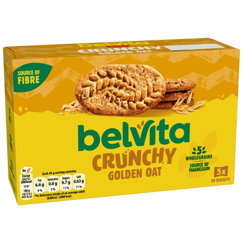 Belvita Golden Oats breakfast biscuits - British product