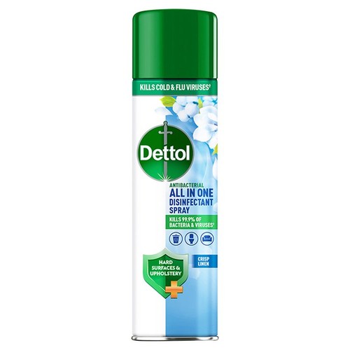 Dettol antibacterial spray Crisp Linen 300ml - British product
