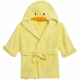 MS Pure Cotton Towelling Hooded Robe 0-6 Months Yellow