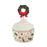 Anniversary House Merry Christmas Wreath Cupcake Kit