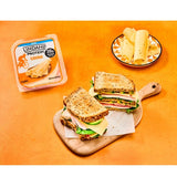Lindahls Protein Gouda cheese slices 125g, UK version