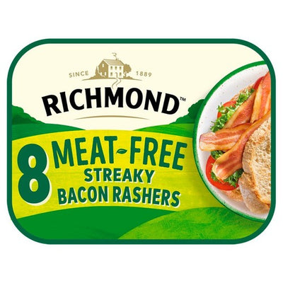 M&S Richmond Meat Free Vegan Streaky Bacon Rashers 120g- Buy online at McGrocer