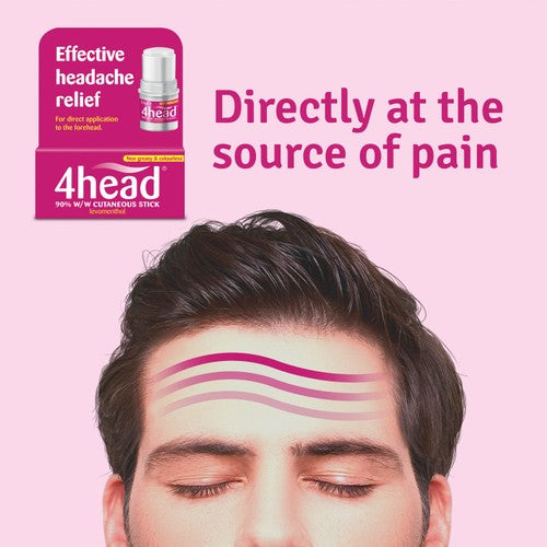 4head headache relief stick 3.6g, UK version