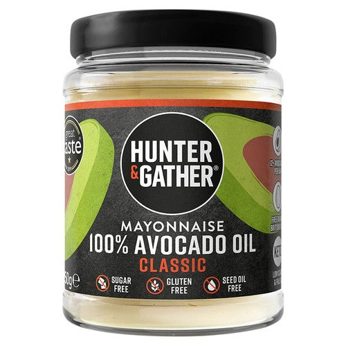 Hunter & Gather classic avocado oil mayonnaise 175g - British product