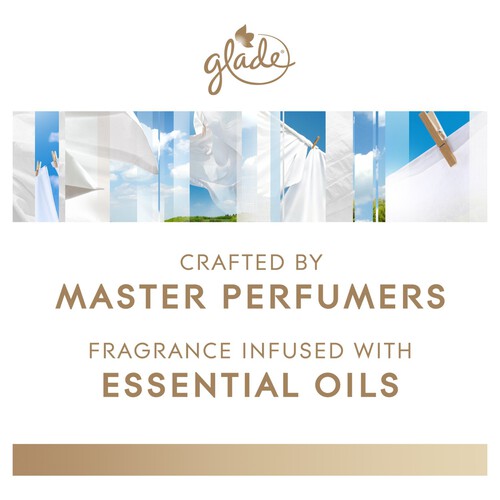 Glade Large Scented Candle, Clean Linen