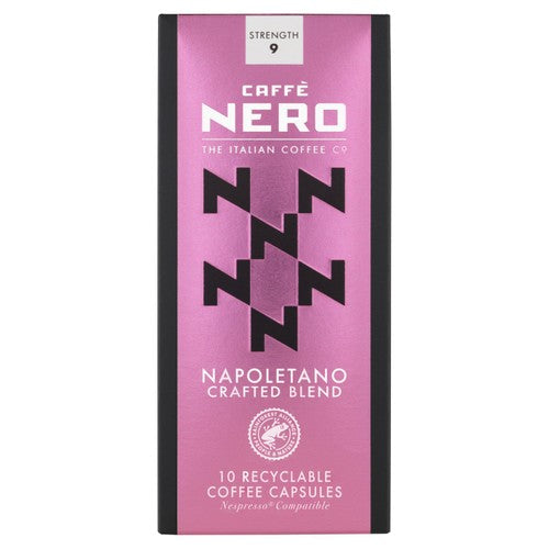 Caffe Nero Napoletano blend coffee capsules 10 count - British product