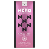 Caffe Nero Napoletano blend coffee capsules 10 count - British product
