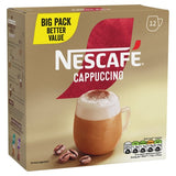 Nescafé Cappuccino instant coffee 12 sachets, imported from the UK