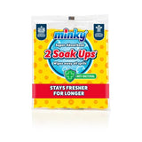Minky Anti-Bacterial Soak Up Cloths 2-pack, imported from the UK