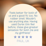 Durex Real Feel non-latex condoms with regular fit - British product
