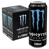 Monster Energy Absolutely Zero Sugar 500ml can, imported from the UK