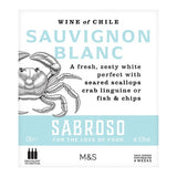 M&S Sauvignon Blanc wine pouch, UK version