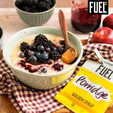 FUEL10K porridge sachets Golden Syrup 10 x 36g - British product