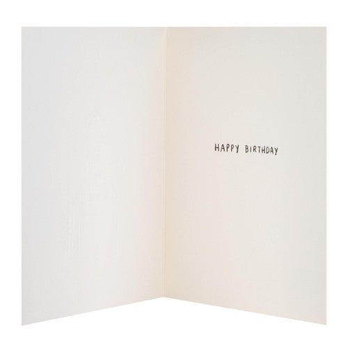 M&S funny son birthday card 15cm x 15cm, imported from the UK