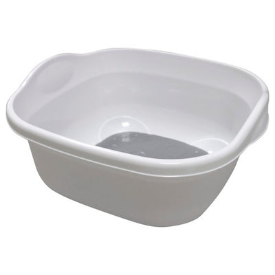 M&S Addis Premium Soft Touch Washing Up Bowl White / Grey Kitchen Sink Bowl- Buy online at McGrocer