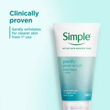 Simple Detox Clear Pore Scrub facial scrub 150ml (British brand)