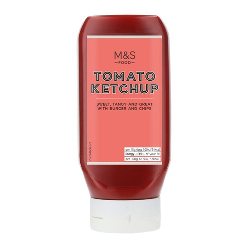 M&S tomato ketchup 495g, imported from the UK