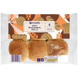 Ocado Soft Wholemeal Rolls