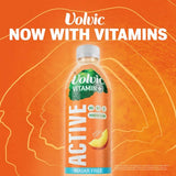 Volvic Peach Active vitamin flavoured water, imported from the UK