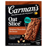 Carmans Kitchen Belgian Choc Brownie Oat Slice