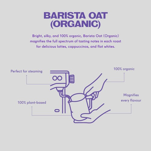Minor Figures organic barista oat milk 1L, imported from the UK