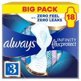 Always Infinity Night pads size 3 value pack 18 count (British brand)