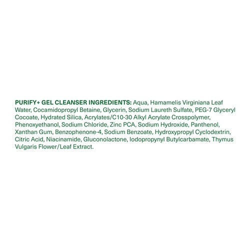 Simple Purify+ Gel Cleanser 240ml (British brand)