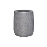 Aqualona Greystone bathroom tumbler with grey stone effect finish - British product