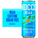 Nocco Caribbean Pineapple Energy Drink 330ml, imported from the UK