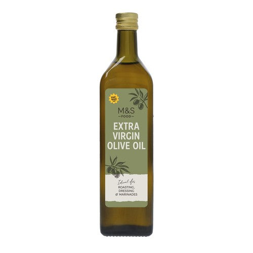 M&S Extra Virgin Olive Oil 1L Bottle, imported from the UK.
