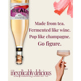 Real Sec sparkling tea 75cl, imported from the UK