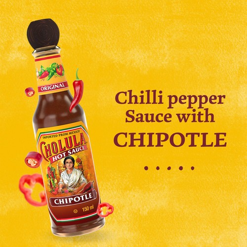 Cholula Hot Sauce Chipotle 150ml - British product
