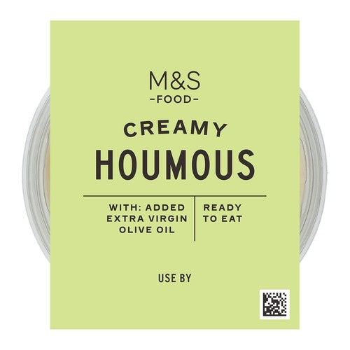 M&S houmous with extra virgin olive oil 300g, imported from the UK