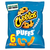 Cheetos cheese flavour corn puffs multipack - British product