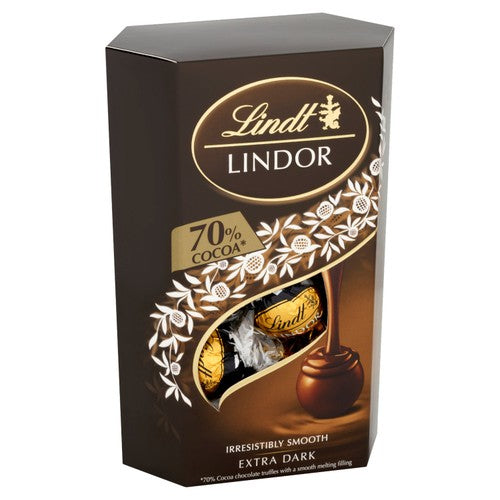 Lindt extra dark chocolate truffles 200g, UK version