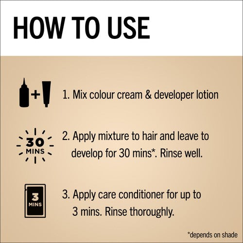Schwarzkopf copper red permanent hair dye (British brand)