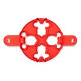 Ridged Glass Hurricane Candle Holder