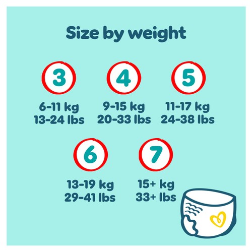 Pampers Premium Protection nappy pants Size 4 (9-15kg), imported from the UK
