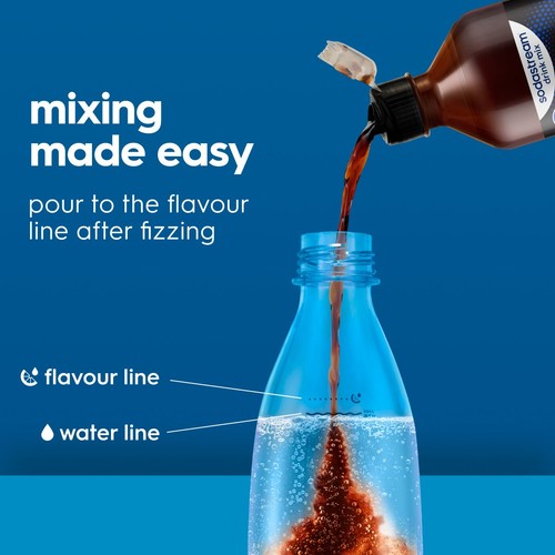 SodaStream Pepsi Max cola syrup 440ml (British brand)